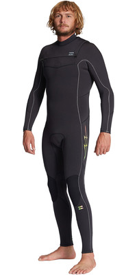 2024 Billabong Mens Absolute 3/2mm Chest Zip GBS Wetsuit ABYW100192 - Black